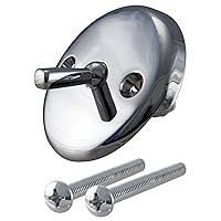 Westbrass 792Z-CP Trip Lever Overflow Faceplate, Polished Chrome
