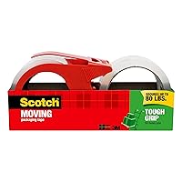Scotch Tough Grip Moving Packaging Tape, 1.88