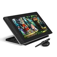 HUION KAMVAS Pro 13 Graphics Drawing Monitor with Stand, Full-Laminated Anti-Glare Screen Battery-Free Stylus 8192 Pen Pressure - 13.3 Inch Pen Tablet Display for Linux, Windows and Mac