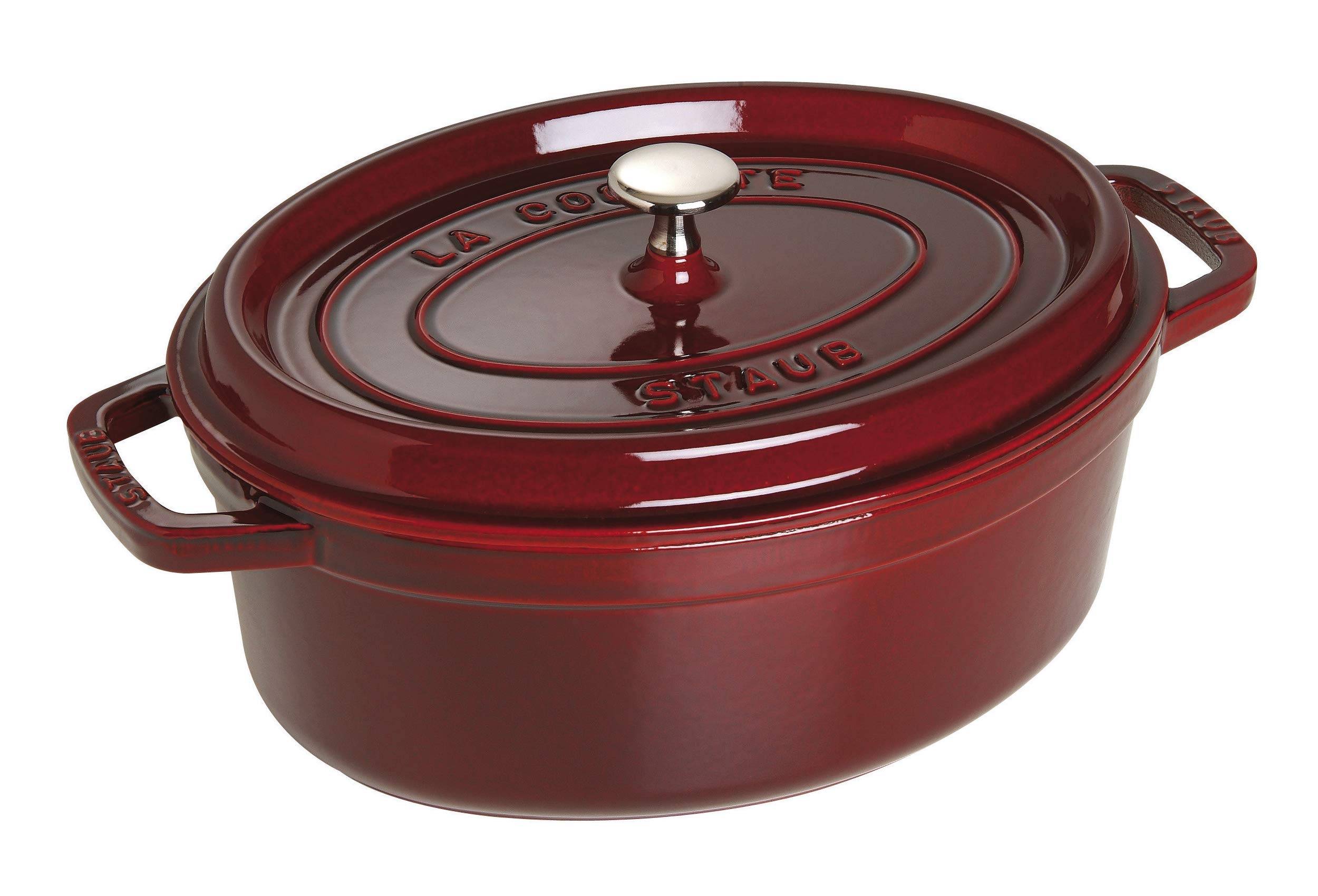 STAUB Cocotte Oval 29cm Grenadine red