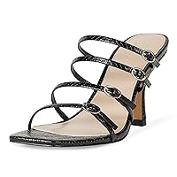 The Drop Women's Naomi Strappy Buckle Heeled Sandal