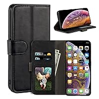 Case for Hisense Hi Reader, Magnetic PU Leather Wallet-Style Business Phone Case,Fashion Flip Case with Card Slot and Kickstand for Hisense Hi Reader 6.7 inches-Black