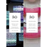 R+Co Television Perfect Hair Shampoo & Conditioner Set | Body + Shine + Smoothing for All Hair Types | Vegan + Cruelty-Free |