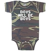 Boys Will Be Boys Funny Baby Boy Bodysuit Infant
