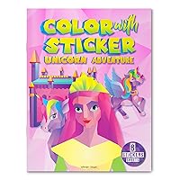 Unicorn Adventure (Color with Sticker) Unicorn Adventure (Color with Sticker) Paperback