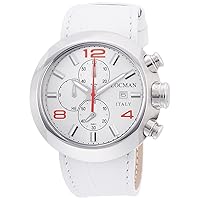 LOCMAN watch change one chronograph date belt 3 with this Men's 0422 042000AGNRD0PSW-KS-R Men's [regular imported goods]