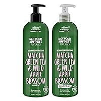 Naturals Essential Nourish Shampoo & Conditioner Set - 15.2 fl oz - Sulfate-Free Hair Products - Matcha Green Tea & Apple Blossom