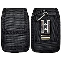 Premium Classic Style Pouch case with Belt Clip for Freestyle Libre 2 (Continuous Glucose Monitor) (Vertical/2/black)