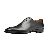 Mens Dress Oxford Shoes Business Casual Wholecut Tuxedo Wedding Shoes for Men