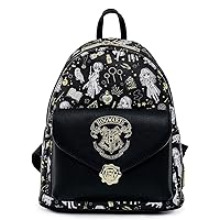 Loungefly Harry Potter Magical Elements All Over Print Womens Double Strap Shoulder Bag Purse