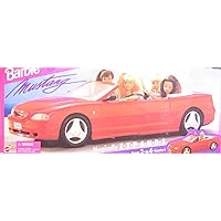 Barbie MUSTANG MAGICALLY EXPANDS Vehicle CAR & ME and MY MUSTANG BARBIE Doll SET (1994)