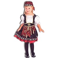Forum Novelties Lil Pirate Cutie Child Costume, Small, Red/Black