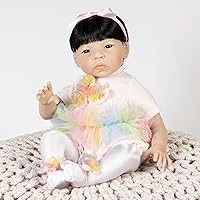 Paradise Galleries® Asian Rainbow Reborn Toddler Doll Collectibles, Jannie de Lange Designer's Doll Collections, Birthday Gift Present with 5-Piece Doll Accessories - Ballerina