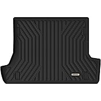 OEDRO Cargo Trunk Liner Floor Mat Compatible with 2010-2024 Toyota 4Runner with 3rd Row Seats, Unique Black TPE All-Weather Guard Cargo Mats