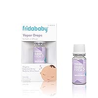 FridaBaby Natural Sleep Vapor Bath Drops for Bedtime Wind Down by Frida Baby, White