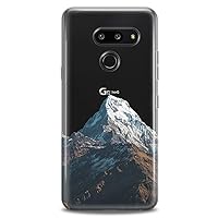 Case Replacement for LG G7 ThinkQ Fit Velvet G6 V60 5G V50 V40 V35 V30 Plus W30 Mountain View Soft Ancient Nature Huge Nice Snow Highlight Design Clear Man Cute Print Slim fit Flexible Silicone