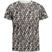 Steel Scale Armor Costume All Over Adult T-Shirt