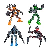  Zing Stikbot Off The Grid Pack - Set of 6 Poseable Action  Figures with Weapons and Accessories, Includes Striker, Clint, Pixel,  Raptus, Shift and Regalius, Stop Motion Animation, for Ages 4