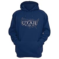 JH DESIGN GROUP Men's & Women's State of Utah Souvenir Pullover Hoodies 3 Designs