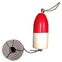 KUFA 100' leaded core rope & 11'' Red/White float combo FWL-100