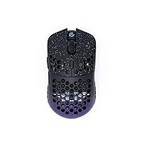 G-Wolves Hati HTS (Small) ACE Wireless Gaming Mouse - PAW3370 Sensor - 50 to 19,000 CPI - 56±2Gram(2.0 oz) - Ultra Lightweight Honeycomb Design (Small-Wireless-Stardust-Purple)