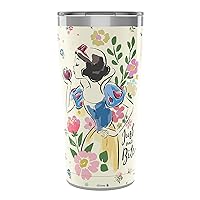 Disney Snow White Just One Bite Triple Walled Insulated Tumbler Travel Cup Keeps Drinks Cold & Hot, 20oz Legacy, Stainless Steel, 1 Count (Pack of 1)