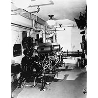 Filmmaking Sound 1926 Ninterior Of A Theatre Projection Booth With Projectors With Disc Attachments For Sound Photograph C1926 Poster Print by (18 x 24)