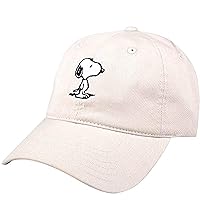 Concept One Peanuts Snoopy Dad Hat, Adult Baseball Cap with Curved Brim