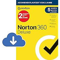 NORTON 360 Deluxe 2024 │ 5 Gerät │ 1 Benutzer │ 2 Jahre │ Aktivierungscode per Email