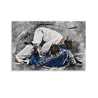 Invogueyy Judo Canvas Judo Wall Art Poster Canvas Painting Posters And Prints Wall Art Pictures for Living Room Bedroom Decor 16x24inch(40x60cm) Unframe-style