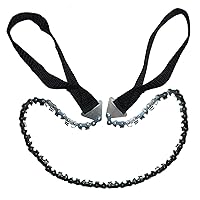 Hand Saw - Pocket Chainsaw Blade - Hand Chain Saw with More Cutting Teeth. Essential for- Survival Gear, Bug Out Bag, Camping Gear, Survival Kit, Camping Equipment, Hiking Gear, Emergency Kit,