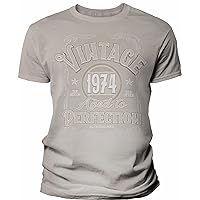 50th Birthday Gift Shirt for Men - Vintage 1974 Aged to Perfection - 50th Birthday Gift