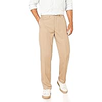 Amazon Essentials Men's Classic-Fit Expandable-Waist Flat-Front Dress Pant