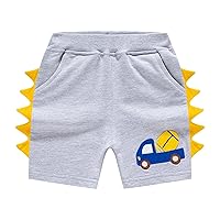 Baby Girl Clothes 24 Month Jogger Shorts Summer Cotton Casual Cartoon Cars Embroider Short Active Boys Exercise