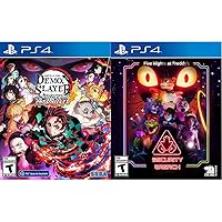 Demon Slayer: The Hinokami Chronicles (PS4) and Five Nights at Freddy's: Security Breach (PS4) Bundle Demon Slayer: The Hinokami Chronicles (PS4) and Five Nights at Freddy's: Security Breach (PS4) Bundle PlayStation 4 + Security Breach Nintendo Switch Nintendo Switch Digital Code PlayStation 4 PlayStation 4 + Knights of Britannia PlayStation 4 + Naruto Shippuden PlayStation 5 Xbox Series X