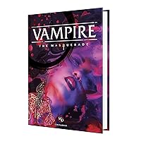 Renegade Game Studios Vampire: The Masquerade 5th Edition Roleplaying Game Core Rulebook, 18+, A Storytelling Game of Personal and Political Horror.