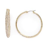 Kleinfeld Womens Bridal Special Occasion Crystal Pave Hoop