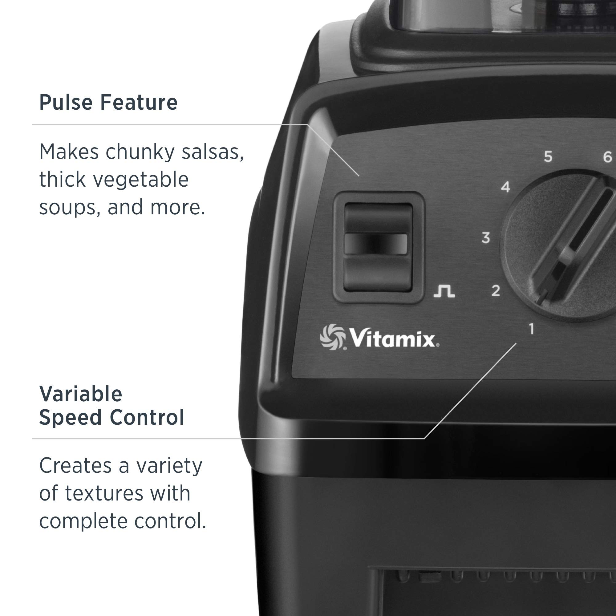 Vitamix Explorian Blender, Professional-Grade, 64 oz. Low-Profile Container, Black - 65542 (Renewed Premium)