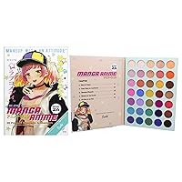 Rude Cosmetics Manga Anime 35 Eyeshadows Palette - Book 2A for Women - 1.34 oz Eye Shadow