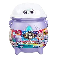 Color Surprise Magic Cauldron. Reveal a Mixie Plushie from The Fizzing Cauldron and Discover 6 Magical Color Change Surprises - Styles May Vary - Non-Electronic Medium (Pack of 1)