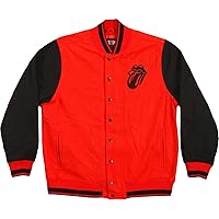 Rolling Stones Men's Varsity Jacket Red