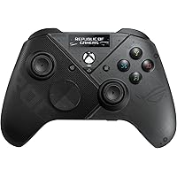 ROG Raikiri Pro OLED Display, tri-Mode connectivity, remappable Buttons&triggers, 4 Rear Buttons, Step&Linear triggers, Adjustable Joystick Sensitivity, 3.5mm Jack with ESS DAC, for PC and Xbox