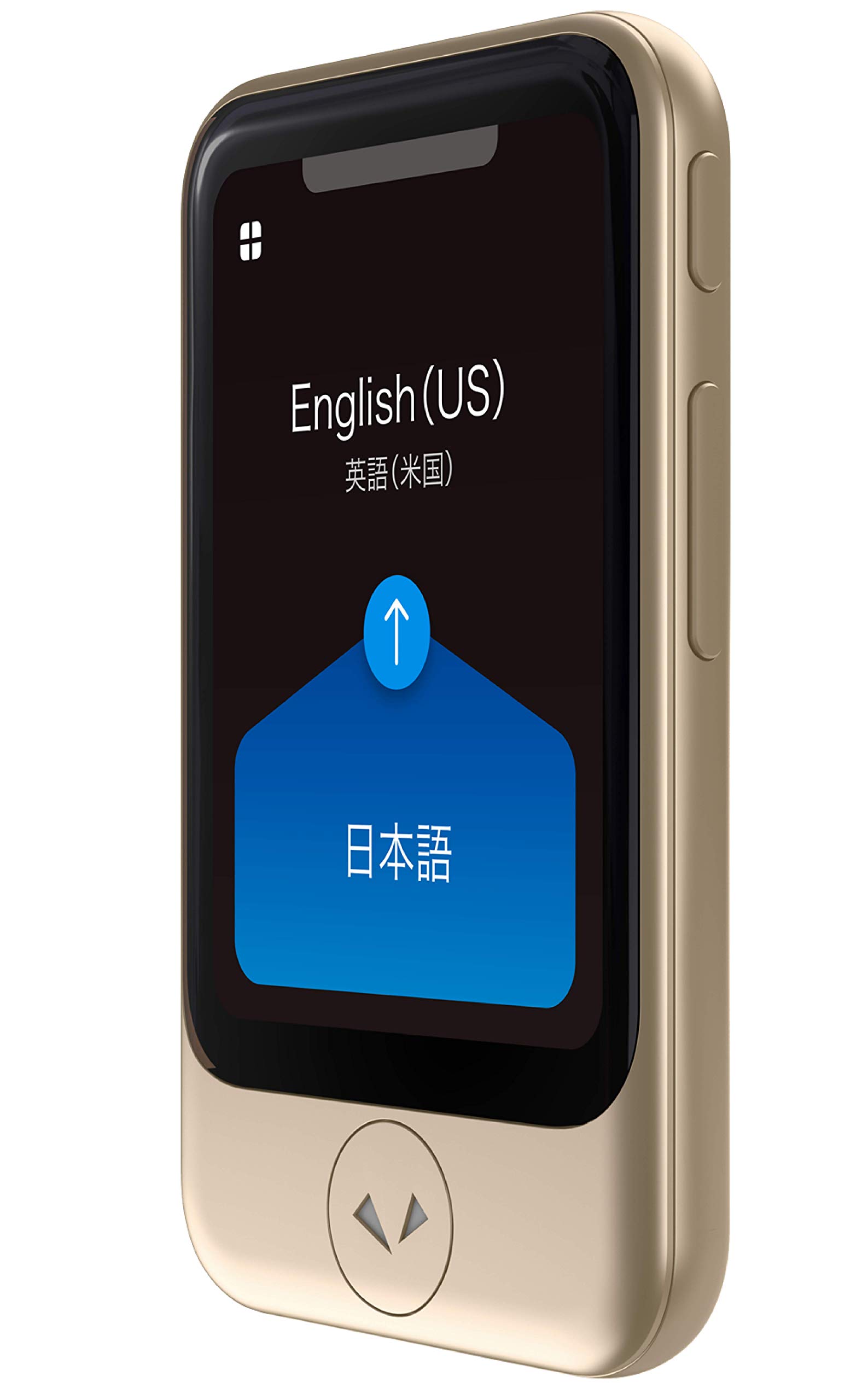 Pocketalk Model S Real Time Two-Way 82 Language Voice Translator with 2 Year Built-in Data and Text-to-Translate Camera & HIPAA Compliant/Gold