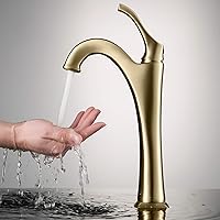 Kraus KVF-1200BG Arlo Bathroom Faucet, Brushed Gold