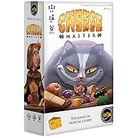 IELLO Cheese Master - The Game of Musical Cheese, Card Game by Iello, Fast & Playful Observation Game, Fun for The Whole Family, Roll & Count, Ages 8+, 2- 8 Players, 10 Minute Playing Time