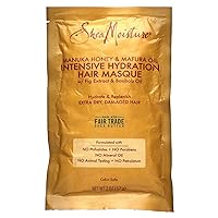 SheaMoisture Intensive Hydration Masque Hair Treatment, Manuka Honey & Mafura Oil, 2 fl.oz. (Pack of 1)