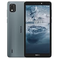 Nokia C2 2E | Android 11 (Go Edition) | Unlocked Smartphone | All Day Battery | 2/32GB | 5.7-Inch Screen | Blue