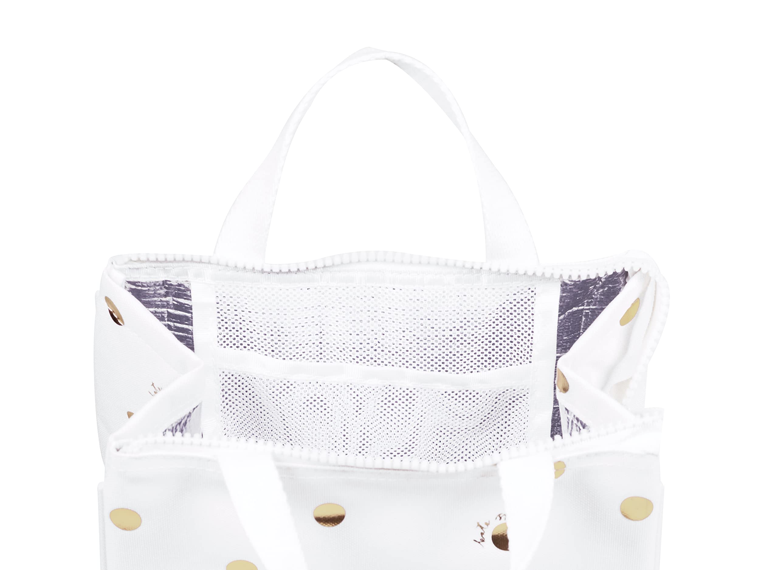 Mua Kate Spade New York Portable Soft Cooler Lunch Bag, Thermal Tote with  Silver Insulated Interior Lining and Storage Pocket, Gold Dot with Script  trên Amazon Mỹ chính hãng 2023 | Giaonhan247
