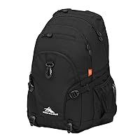 Loop Backpack, Travel, or Work Bookbag with tablet sleeve, One Size, Black