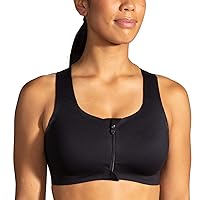 Brooks Women's Zip 2.0 Sports Bra for Running, Workouts & Sports